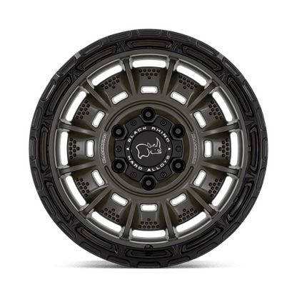 Black Rhino LEGION Olive Drab Green W/ Black Lip 20x10 -18 5x139.7mm 78.1mm