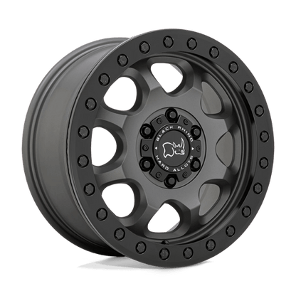 Black Rhino VENTURE BEADLOCK Matte Gunmetal W/ Black Hrdw 17x8 +38 6x130mm 84.1mm