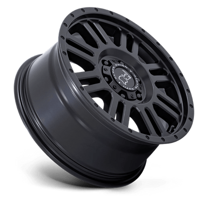 Black Rhino YELLOWSTONE Matte Black 17x8 +45 6x130mm 84.1mm