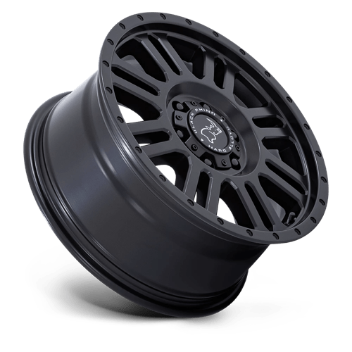 Black Rhino YELLOWSTONE Matte Black 16x8 +45 5x160mm 65.1mm
