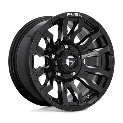 Fuel Offroad D673 BLITZ Gloss Black Milled 16x8 +1 5x139.7mm 108mm
