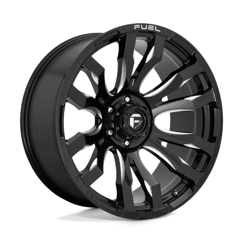 Fuel Offroad D673 BLITZ Gloss Black Milled 22x10 -18 6x139.7mm 106.1mm