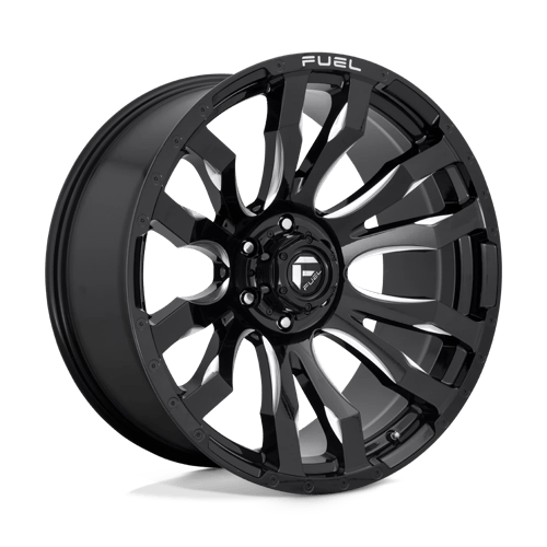 Fuel Offroad D673 BLITZ Gloss Black Milled 20x9 +1 8x170mm 125.1mm