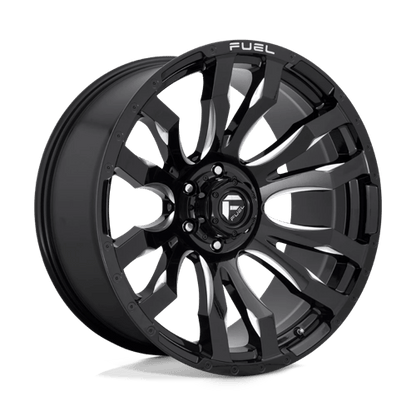 Fuel Offroad D673 BLITZ Gloss Black Milled 20x9 +1 8x170mm 125.1mm