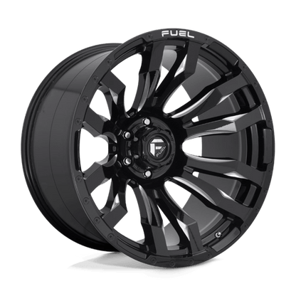 Fuel Offroad D673 BLITZ Gloss Black Milled 22x12 -44 6x139.7mm 106.1mm