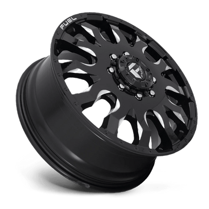 Fuel Offroad D673 BLITZ Gloss Black Milled 20x8.25 +105 8x210mm 154.3mm
