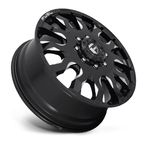 Fuel Offroad D673 BLITZ Gloss Black Milled 20x8.25 +105 8x200mm 142mm
