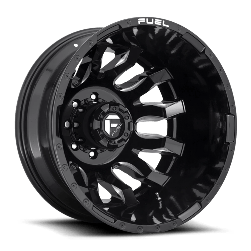 Fuel Offroad D673 BLITZ Gloss Black Milled 20x8.25 -202 8x200mm 142mm
