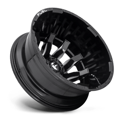 Fuel Offroad D673 BLITZ Gloss Black Milled 20x8.25 -240 8x165.1mm 121.5mm