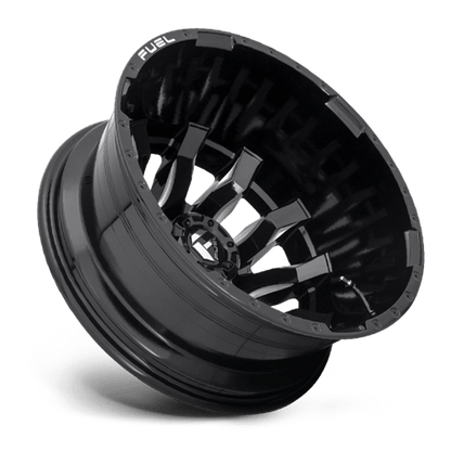 Fuel Offroad D673 BLITZ Gloss Black Milled 20x8.25 -265 8x165.1mm 121.5mm