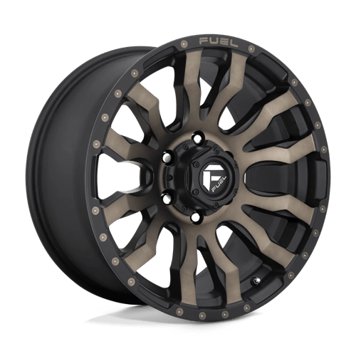 Fuel Offroad D674 BLITZ Matte Black Double Dark Tint 18x9 +20 8x180mm 124.2mm