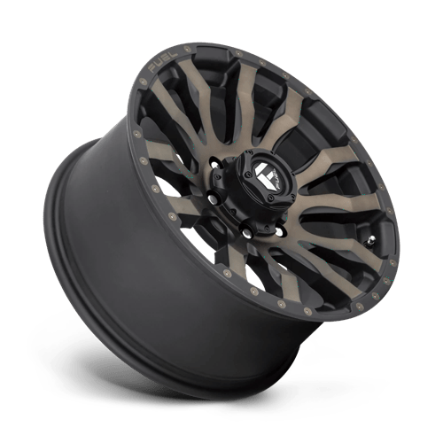 Fuel Offroad D674 BLITZ Matte Black Double Dark Tint 18x9 +20 8x180mm 124.2mm