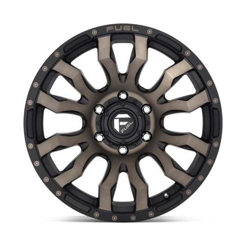 Fuel Offroad D674 BLITZ Matte Black Double Dark Tint 18x9 +20 8x165.1mm 125.1mm