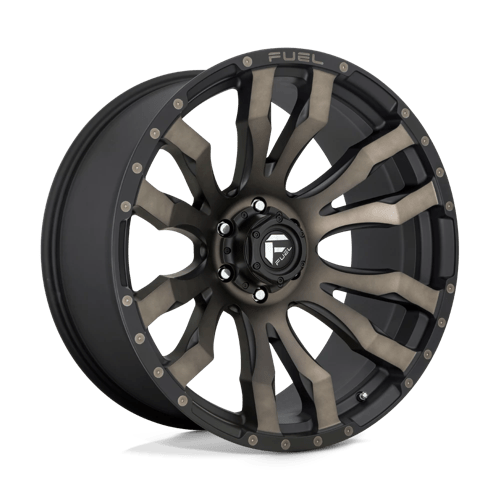 Fuel Offroad D674 BLITZ Matte Black Double Dark Tint 22x10 -18 6x139.7mm 106.1mm