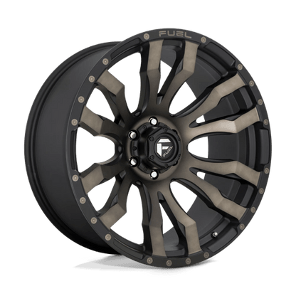 Fuel Offroad D674 BLITZ Matte Black Double Dark Tint 22x10 -18 6x135mm 87.1mm