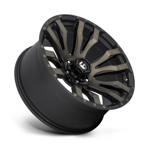 Fuel Offroad D674 BLITZ Matte Black Double Dark Tint 22x10 -18 6x135mm 87.1mm