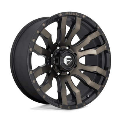 Fuel Offroad D674 BLITZ Matte Black Double Dark Tint 22x12 -44 6x139.7mm 106.1mm