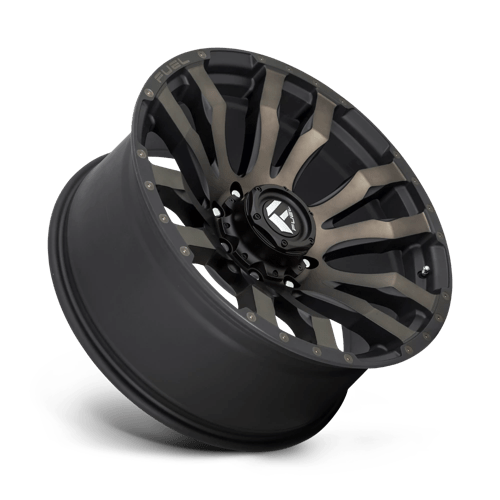 Fuel Offroad D674 BLITZ Matte Black Double Dark Tint 22x12 -44 6x139.7mm 106.1mm