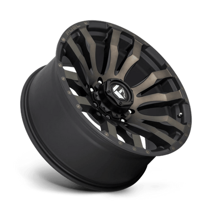Fuel Offroad D674 BLITZ Matte Black Double Dark Tint 22x12 -44 6x139.7mm 106.1mm