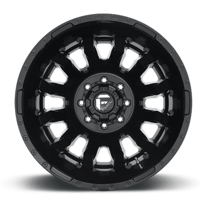 Fuel Offroad D675 BLITZ Gloss Black 20x8.25 -202 8x200mm 142mm