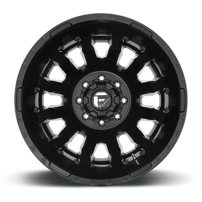 Fuel Offroad D675 BLITZ Gloss Black 20x8.25 -227 8x200mm 142mm