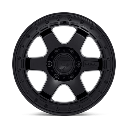 Fuel Offroad D122 BLOCK BEADLOCK Matte Black W/ M-black Ring 17x8.5 0 6x135mm 87.1mm