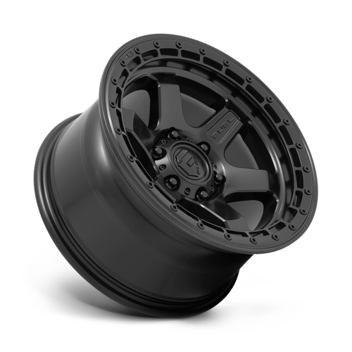 Fuel Offroad D750 BLOCK Matte Black W/ Black Ring 18x9 +1 5x127mm 71.5mm