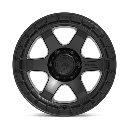 Fuel Offroad D750 BLOCK Matte Black W/ Black Ring 18x9 +1 5x127mm 71.5mm