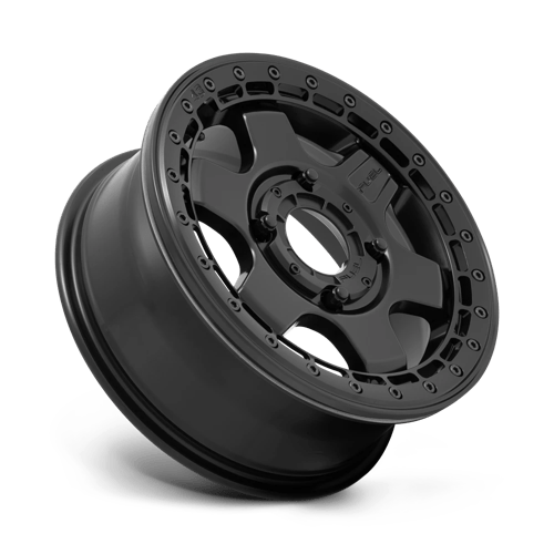 Fuel Offroad D922 BLOCK UTV BEADLOCK Matte Black W/ Black Ring 15x6 +38 4x137mm 110.1mm