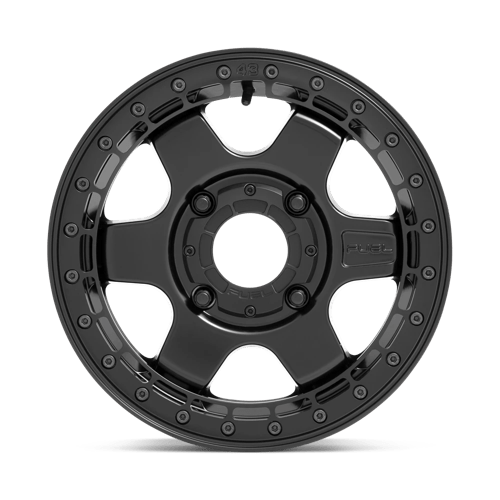 Fuel Offroad D922 BLOCK UTV BEADLOCK Matte Black W/ Black Ring 15x6 +38 4x156mm 132mm