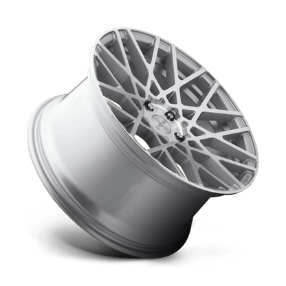Rotiform R110 BLQ Gloss Silver Machined 18x8.5 +35 5x112mm 66.6mm