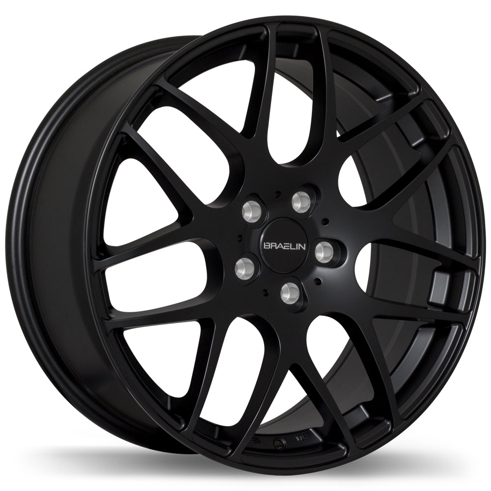 Braelin BR06 Satin Black 19x9.5 +45 5x112mm 66.5mm