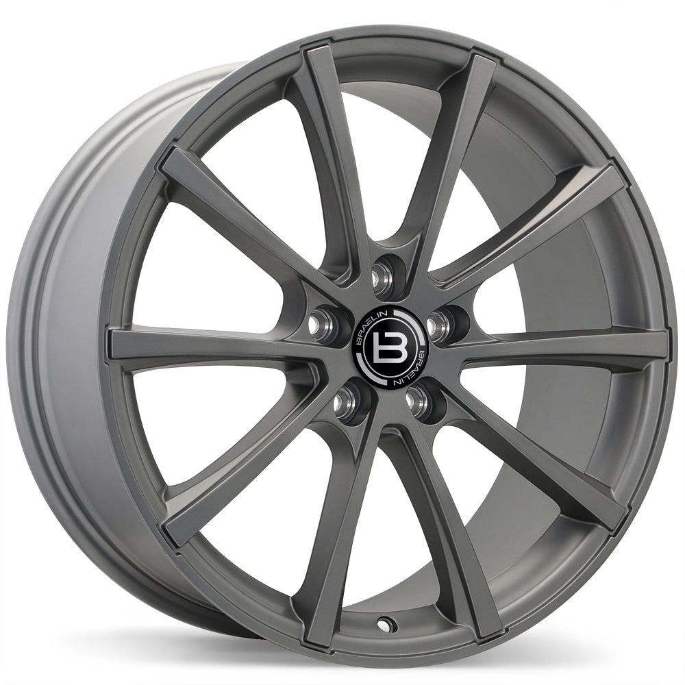 Braelin BR09 Satin Charcoal 19x8.5 +25 5x115mm 71.5mm