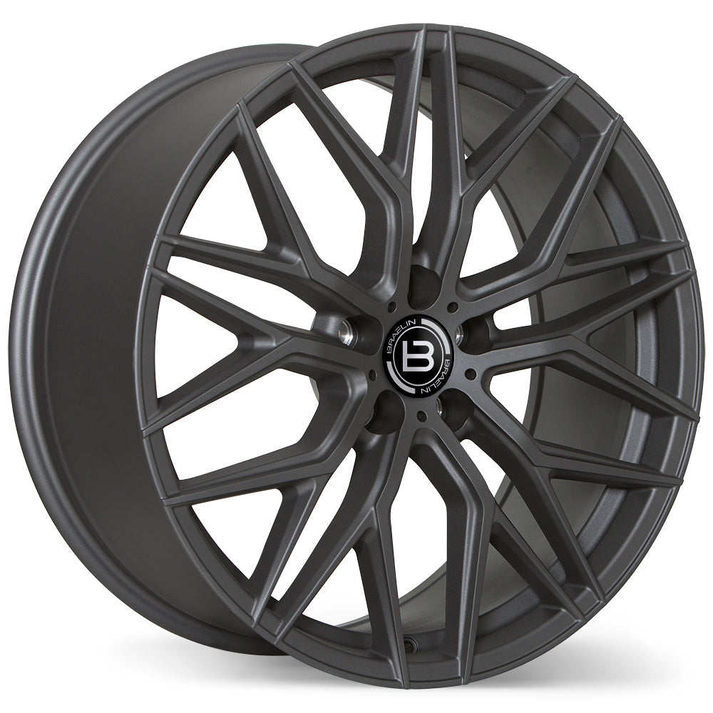 Braelin BR10 Matte Graphite 19x8.5 +45 5x114.3mm 66.1mm