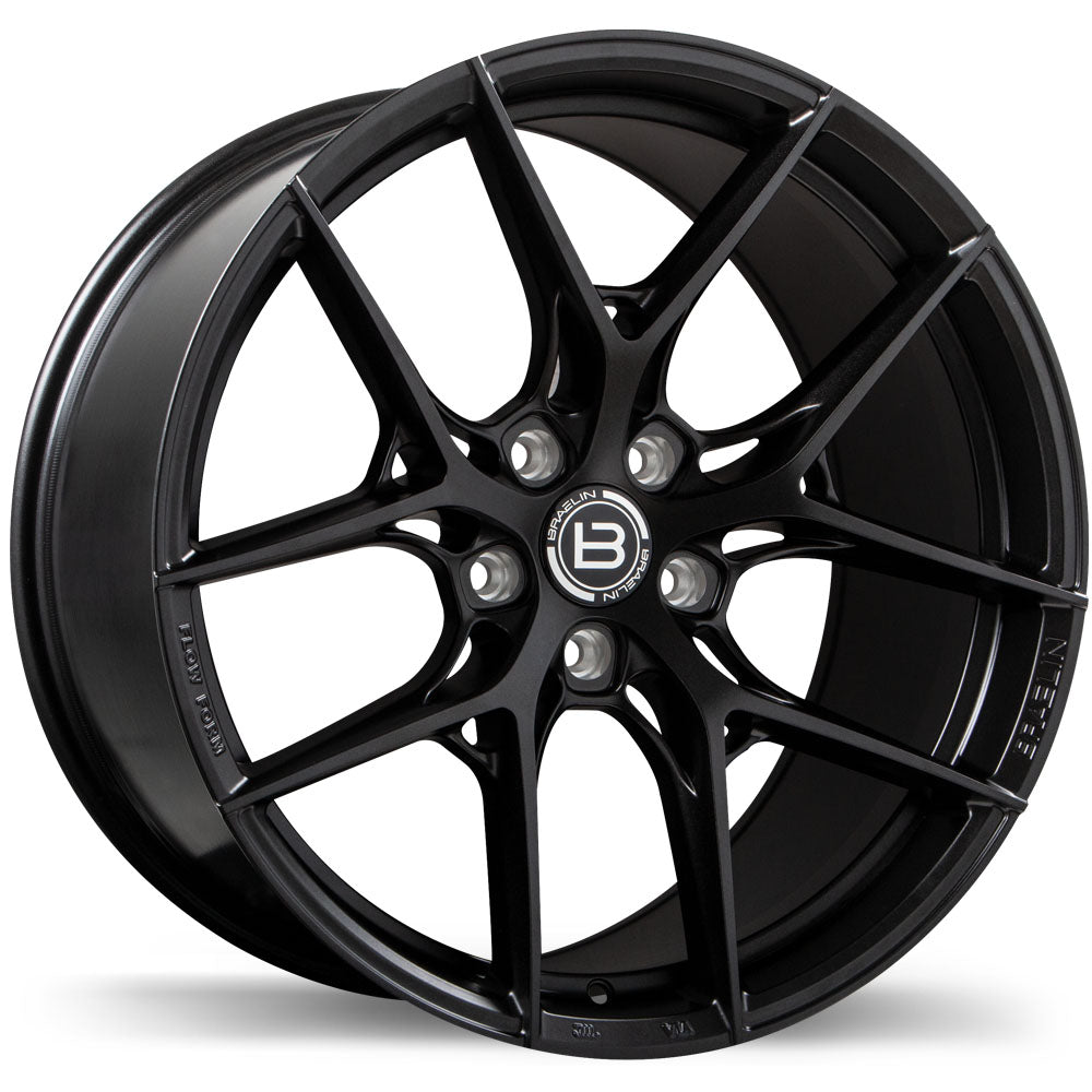 Braelin BR14 Satin Black Anthracite 19x9.5 +42 5x114.3mm 60.1mm