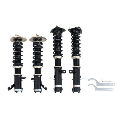 BC Racing BR Series coilovers on white background
