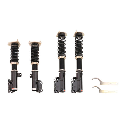 BC Racing BR Series coilovers on white background