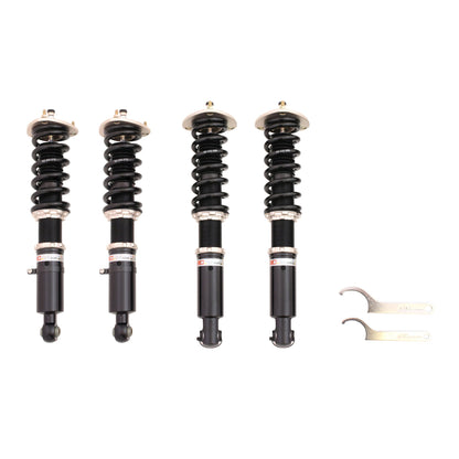 BC Racing BR Series coilovers on white background