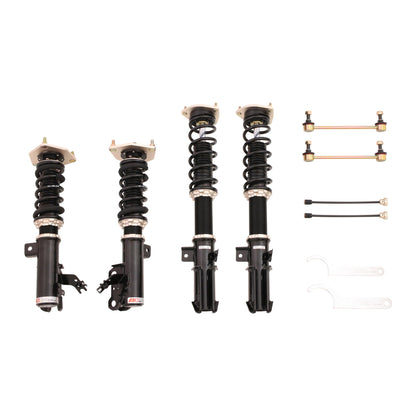 BC Racing BR Series coilovers on white background