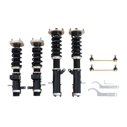 BC Racing BR Series coilovers on white background