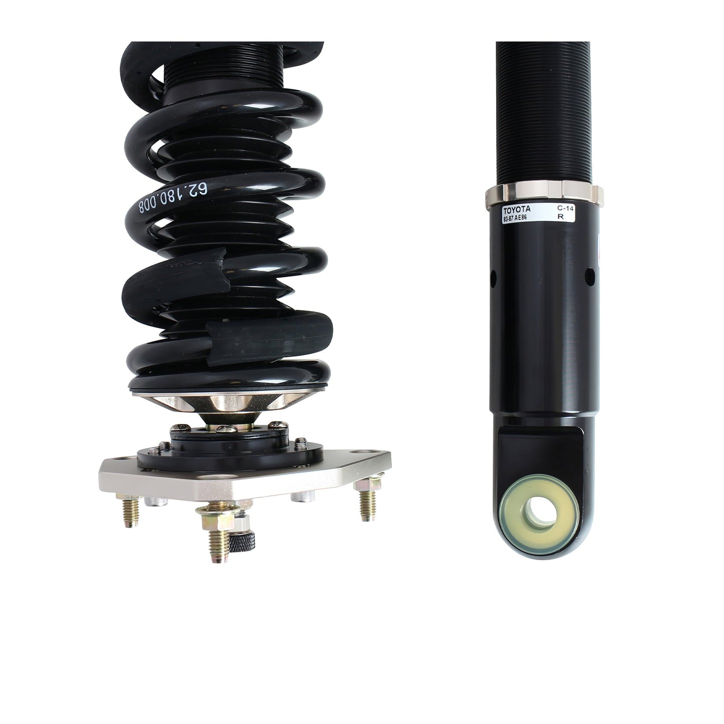 BC Racing 84-87 Toyota Corolla AE86 (W/O Front Spindle - Weld In) Coilovers