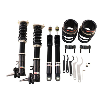 BC Racing BR Series coilovers on white background