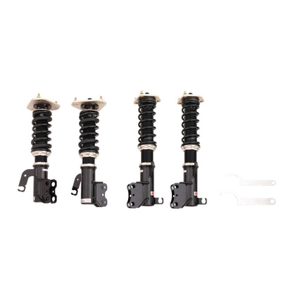 BC Racing BR Series coilovers on white background