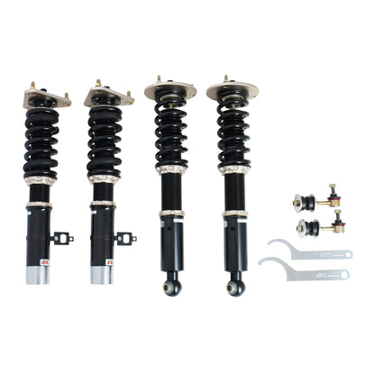 BC Racing BR Series coilovers on white background