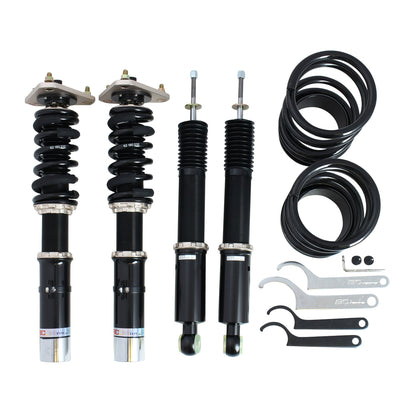 BC Racing BR Series coilovers on white background
