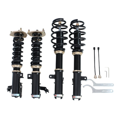 BC Racing BR Series coilovers on white background