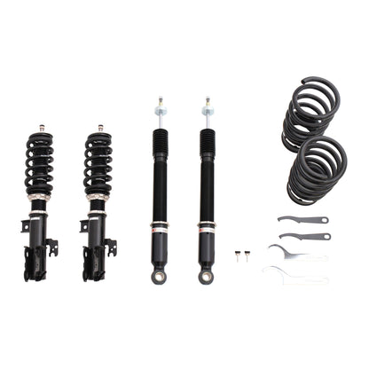 BC Racing BR Series coilovers on white background