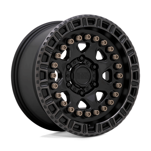 Black Rhino CARBINE Matte Black W/ Mach Tint Ring 20x9 +10 6x135mm 87.1mm