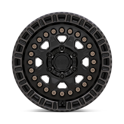 Black Rhino CARBINE Matte Black W/ Mach Tint Ring 20x9 +10 6x135mm 87.1mm