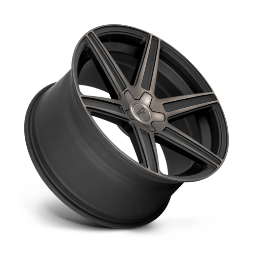 Niche M236 CARINA Matte Mach Double Dark Tint 24x10 +25 5x139.7mm 78.1mm